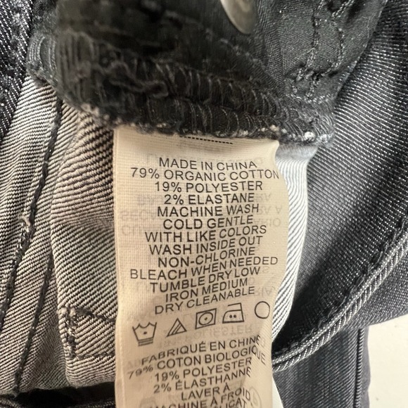 Prana Womens 8 Gray Low Rise Slim Straight Kara Jean #W4KARA115 - Picture 8 of 9